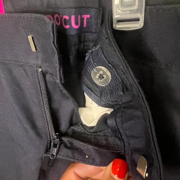 French Toast Navy Bootcut Uniform Pants Girls Size 8 SLIM NWT ADJ Waist - Picture 3 of 7